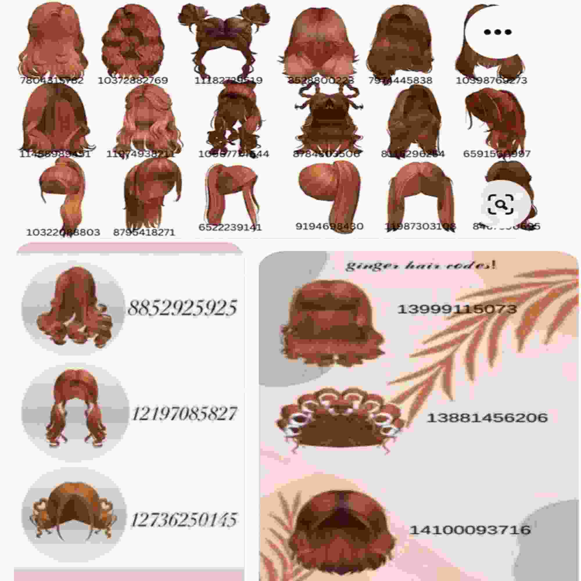 Roblox Berry Avenue Ginger Hair Codes
