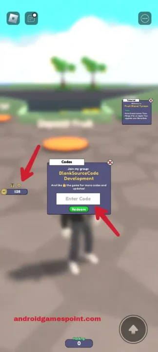 Roblox Fruit Blend Tycoon codes