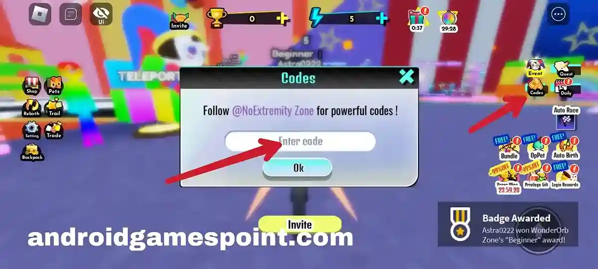 Roblox Super Driving Race codes